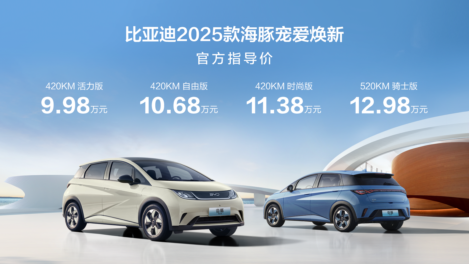 9.98萬元起！2025款海豚寵愛煥新暨第70萬輛下線