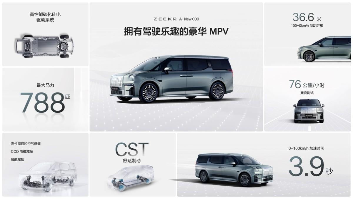 售價43.9萬元起，全新極氪009讓豪華MPV進(jìn)入009時代