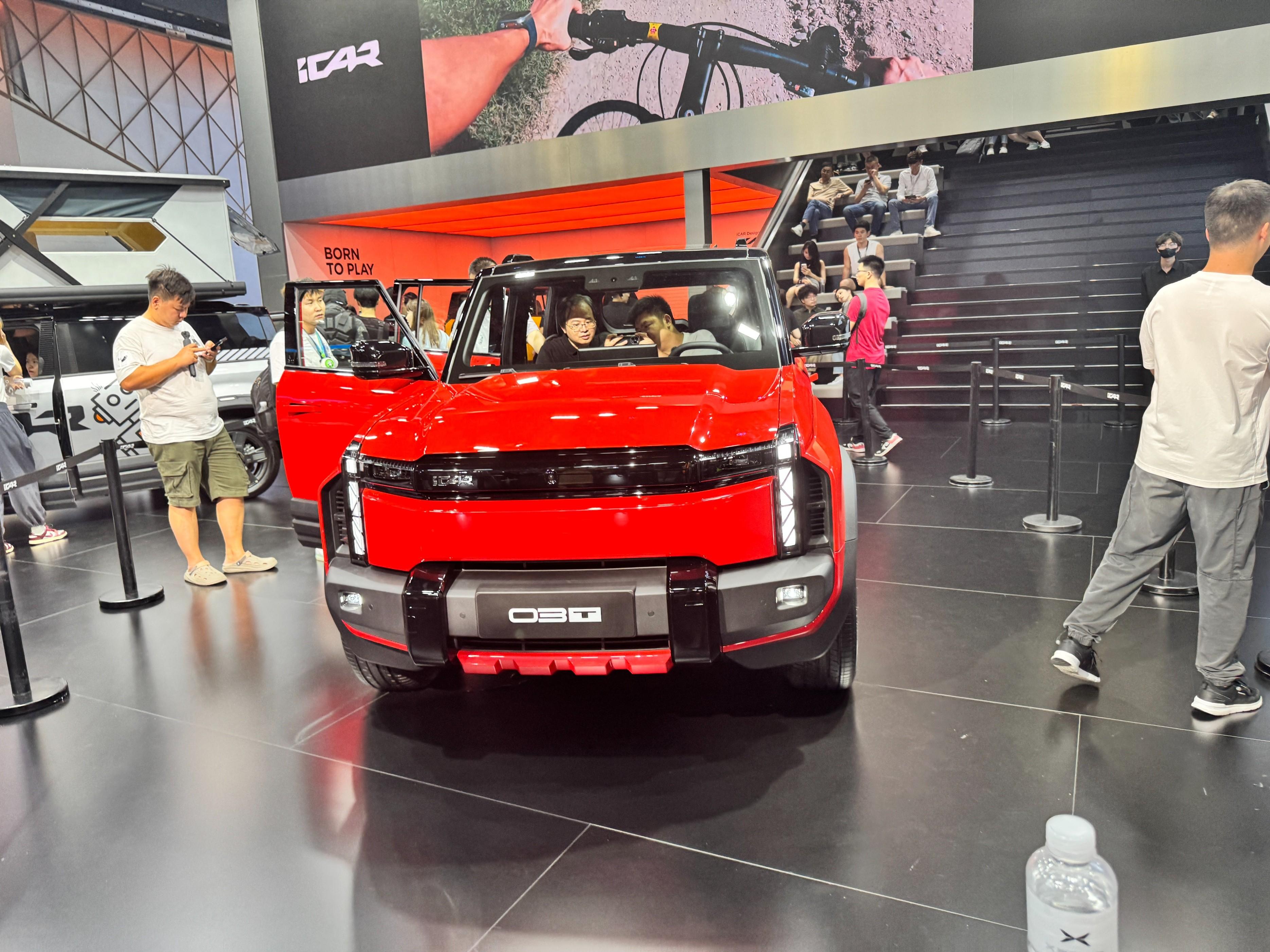 13.98萬元起！奇瑞iCAR03T成都車展上市