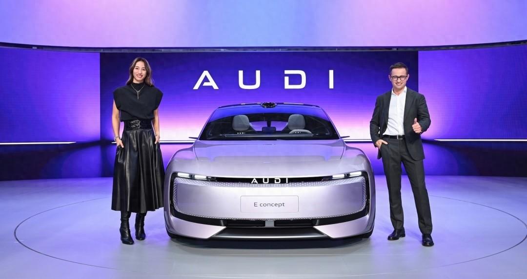 百公里加速3.6 s！奧迪全新品牌AUDI E概念車在廣州車展對(duì)外亮相