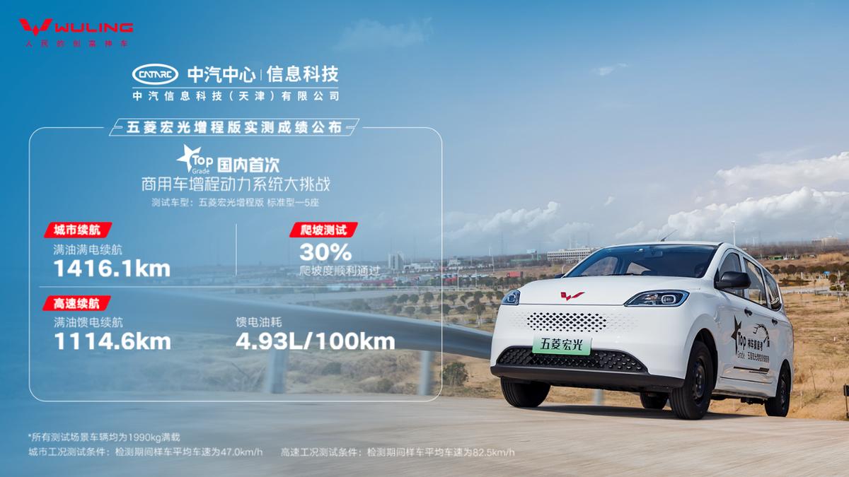 6.88萬元起！全球首款6萬級增程后驅MPV五菱宏光增程版正式上市